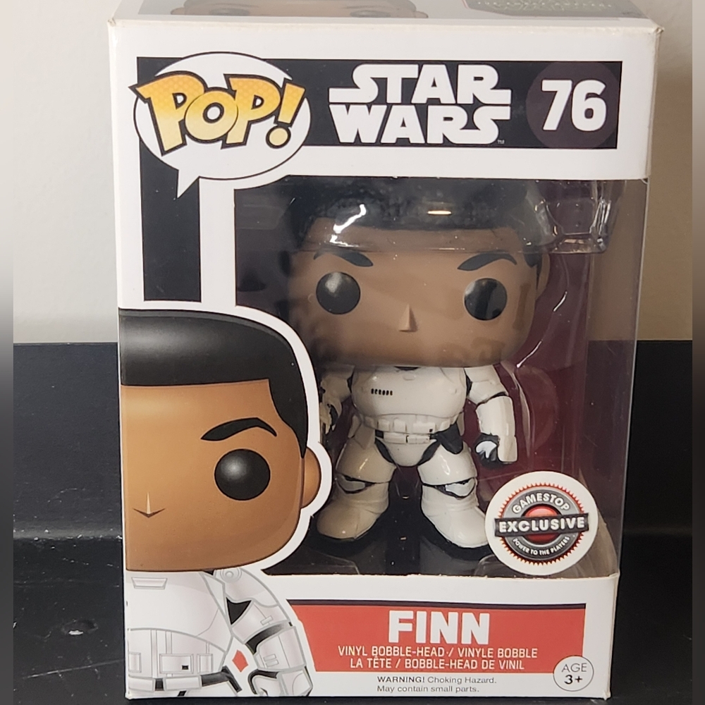 Funko Pop Finn #76 Gamestop Exclusive Star Wars Finn as Stormtrooper